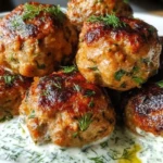 Juicy Baked Chicken Kofta Meatballs