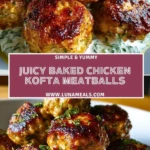 Juicy Baked Chicken Kofta Meatballs (2)