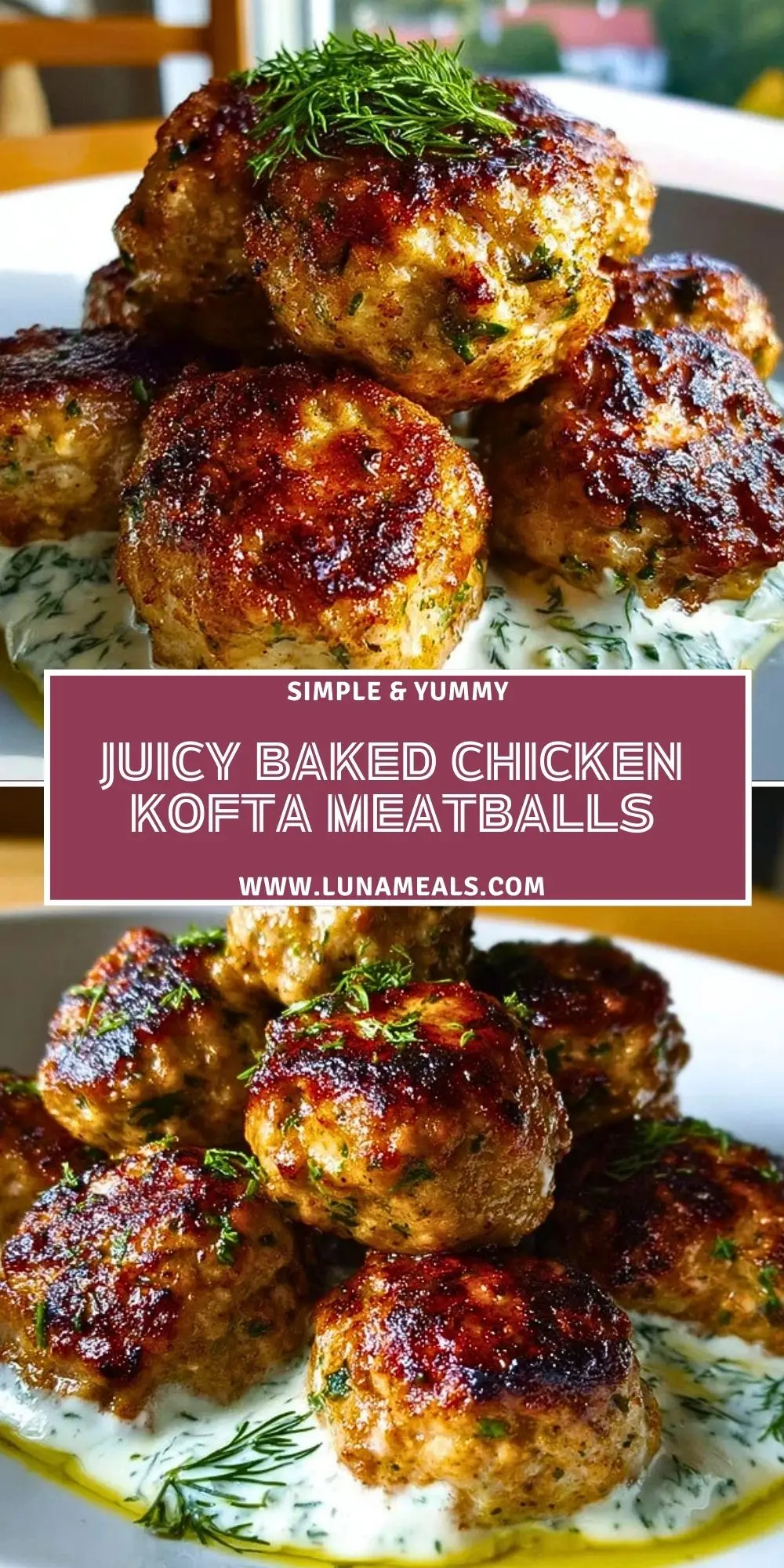 Juicy Baked Chicken Kofta Meatballs (2)