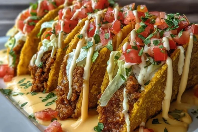 Loaded Taco Creamy Cheese Sauce