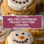 Melted Snowman Peanut Butter Cookies (2)