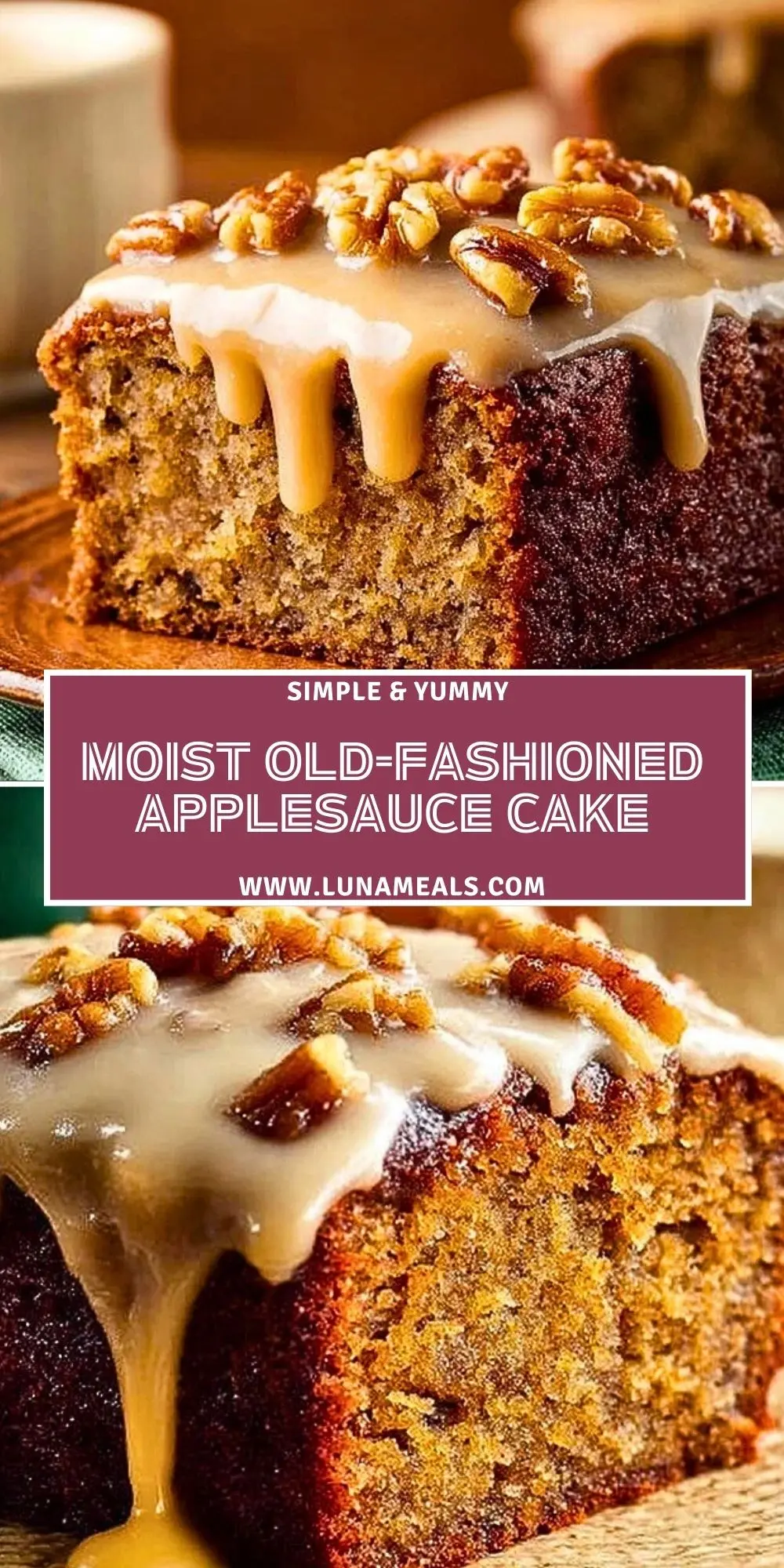 Moist Old-Fashioned Applesauce Cake (2)