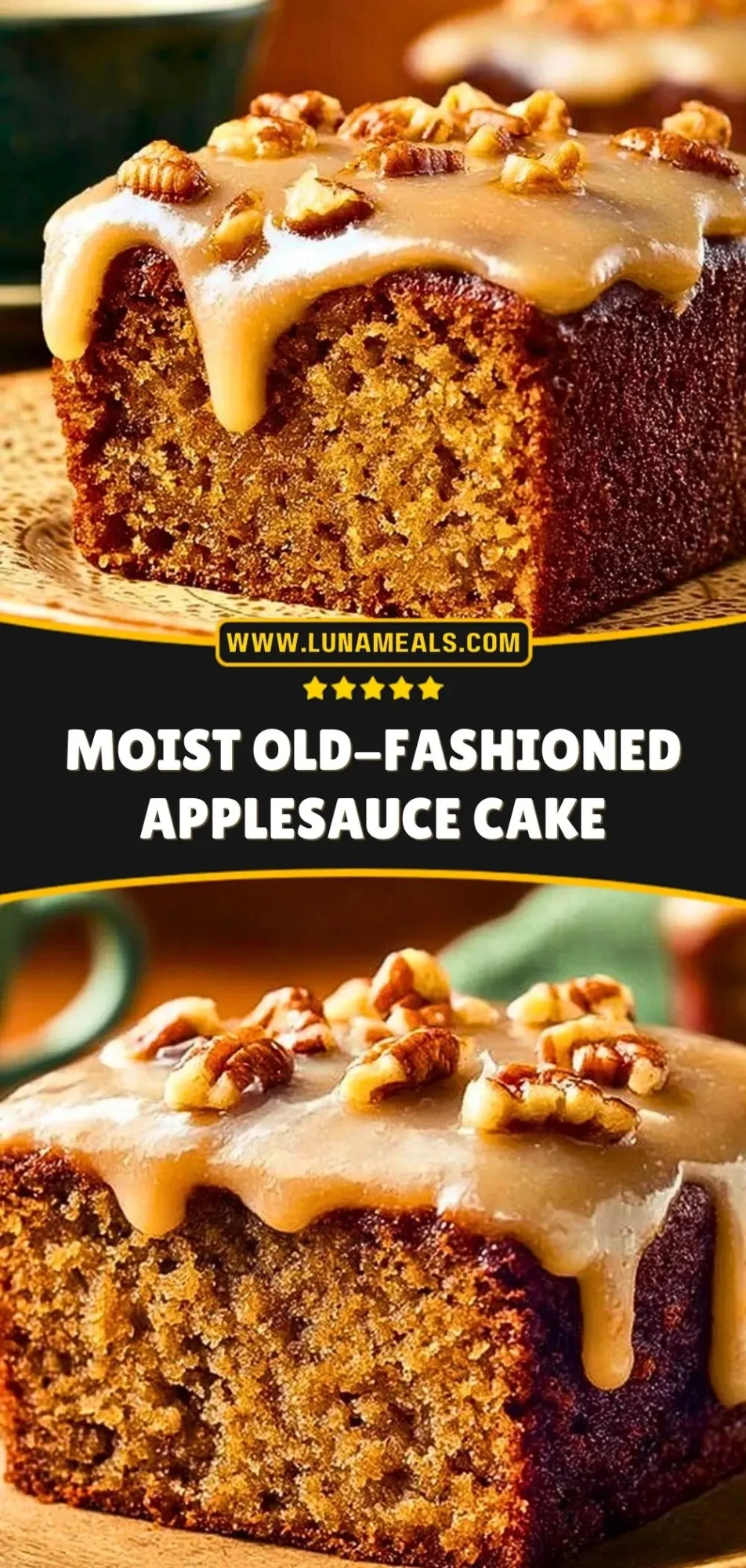 Moist Old-Fashioned Applesauce Cake (3)