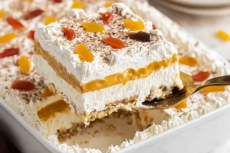 No Bake Pumpkin Lasagna Dessert 1