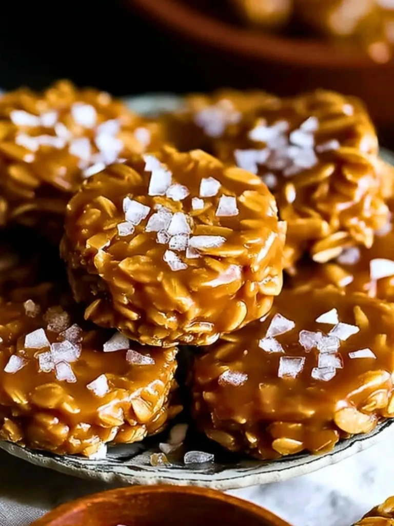 No Bake Salted Caramel Cookies (1)