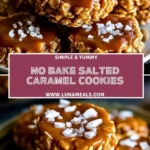 No Bake Salted Caramel Cookies (2)