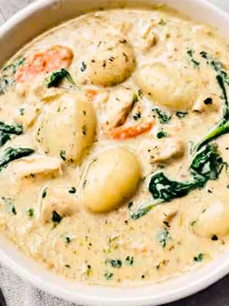 Olive Garden Chicken Gnocchi Soup (1)