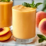 Peach Smoothie With Frozen Peaches