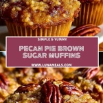 Pecan Pie Brown Sugar Muffins (2)
