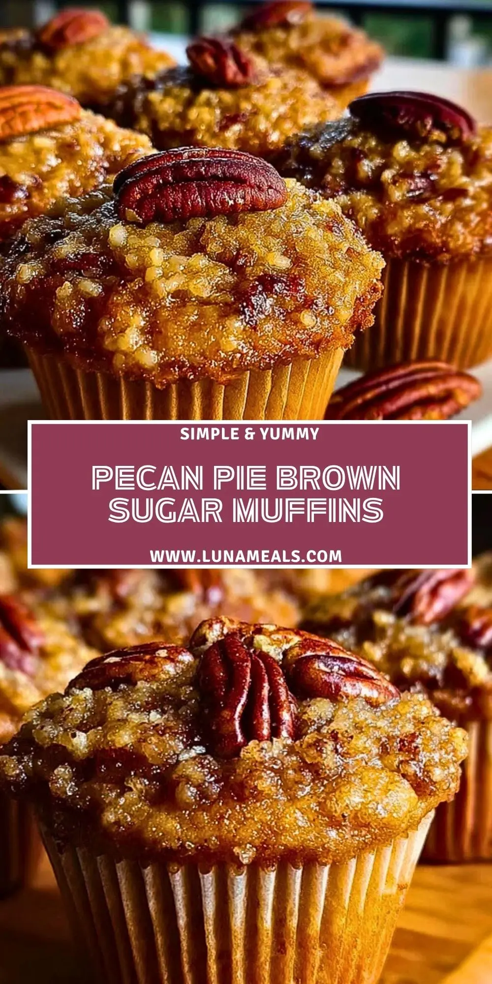 Pecan Pie Brown Sugar Muffins (2)
