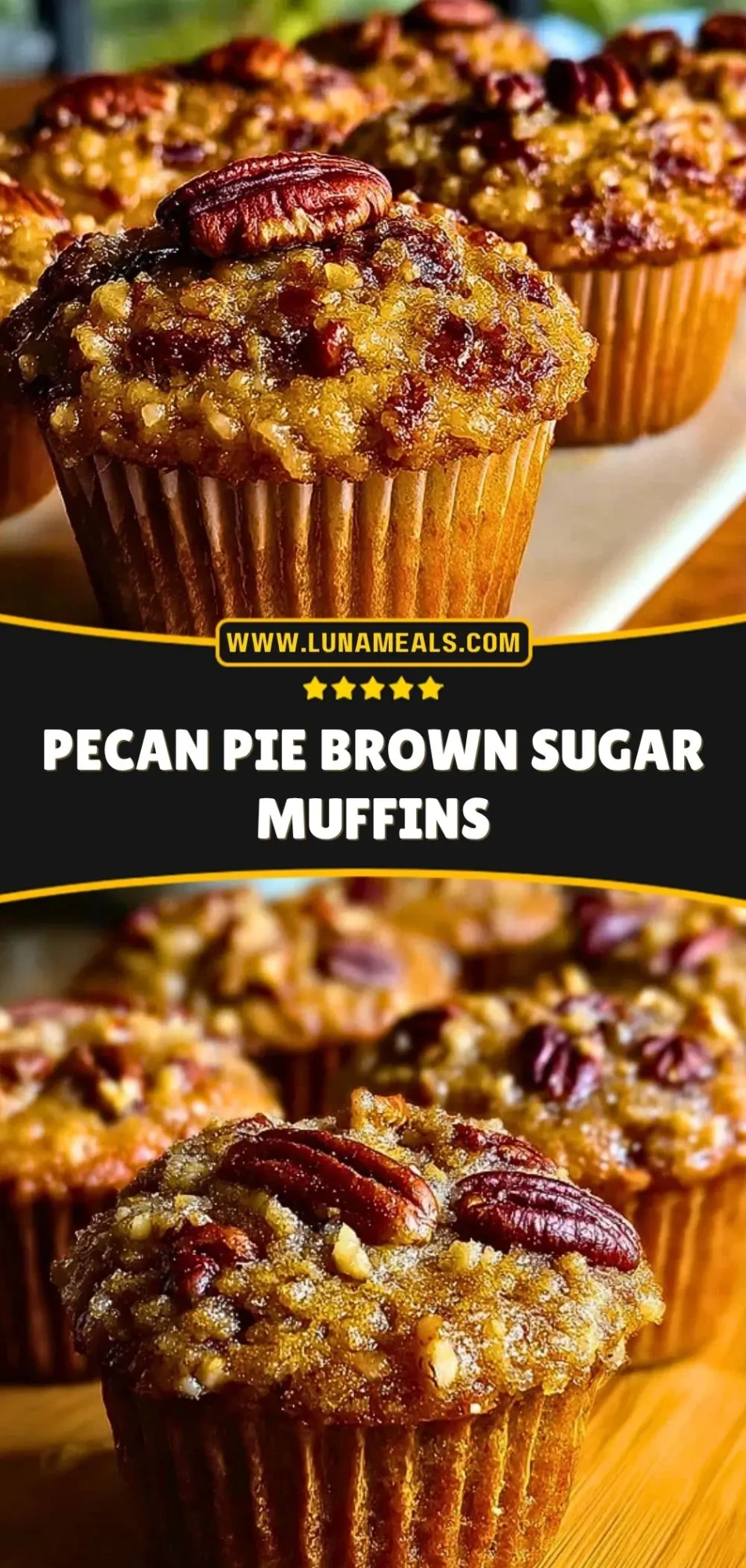 Pecan Pie Brown Sugar Muffins (3)