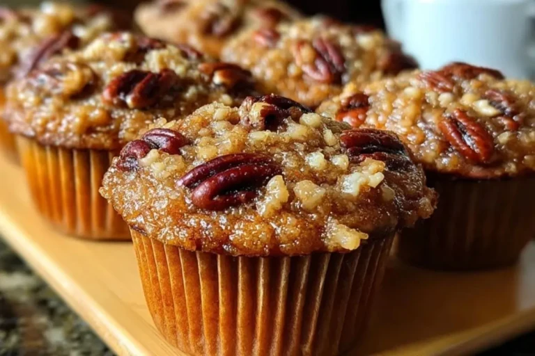 Pecan Pie Brown Sugar Muffins