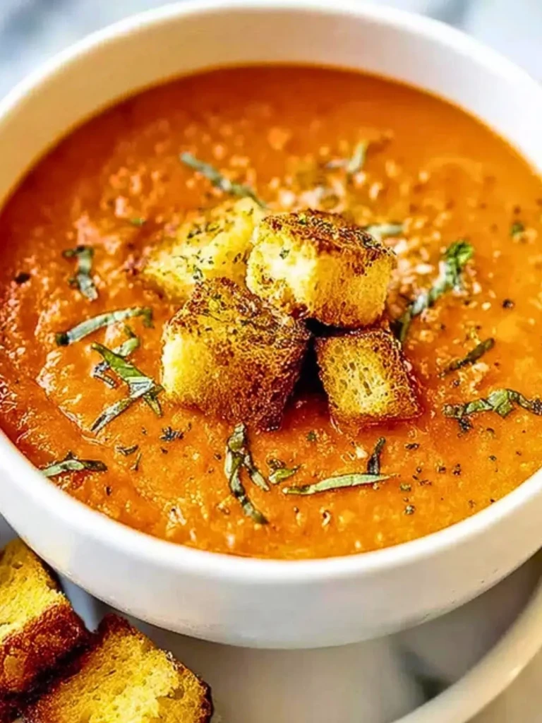Perfect Roasted Tomato Basil Soup (1)