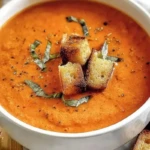 Perfect Roasted Tomato Basil Soup