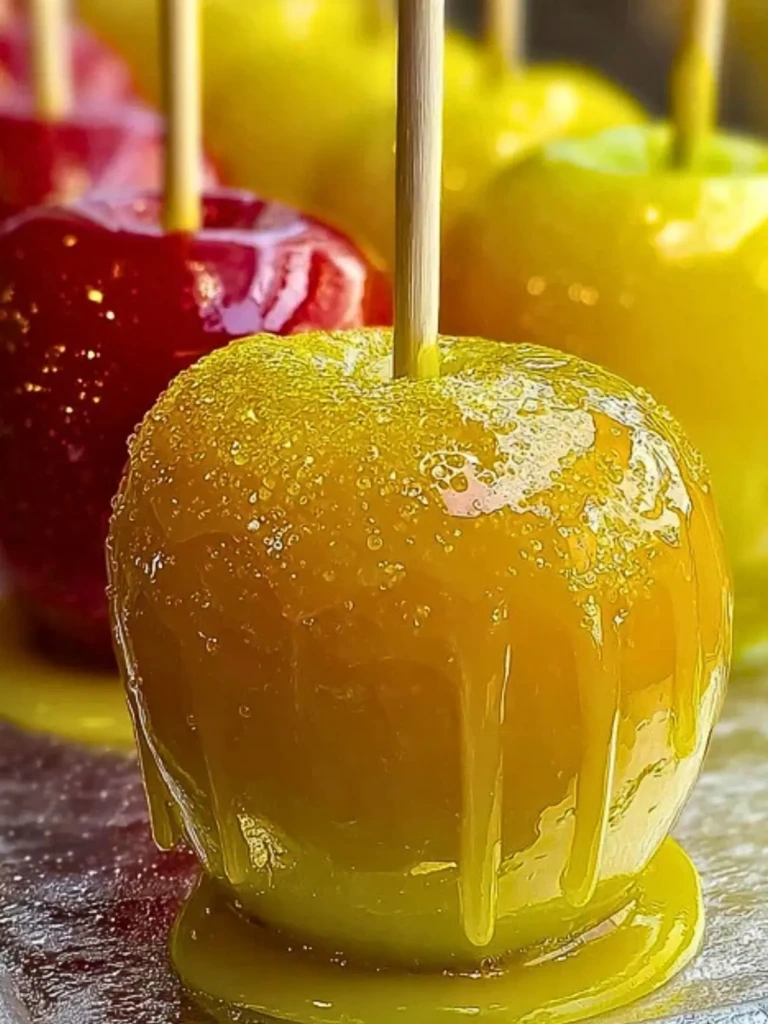 Pineapple Lemonade Candy Apples (1)
