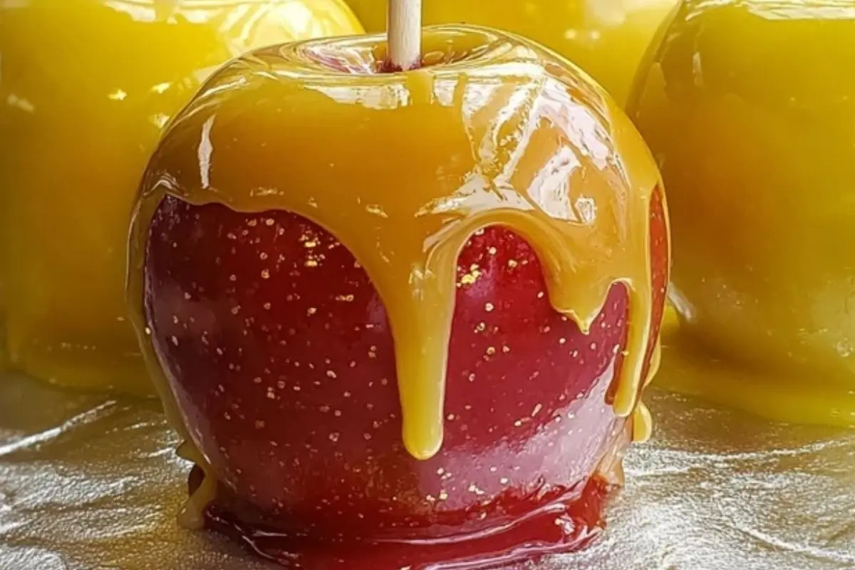 Pineapple Lemonade Candy Apples