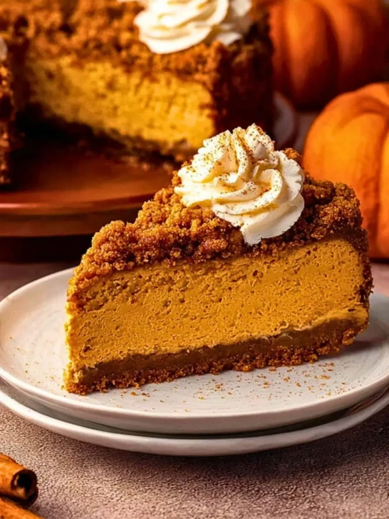 Pumpkin Streusel Cheesecake 2