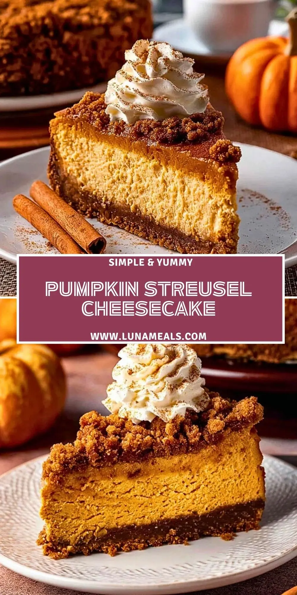 Pumpkin Streusel Cheesecake Pin 1