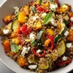 Quick & Easy Quinoa Salad with Roasted Vegetables 1