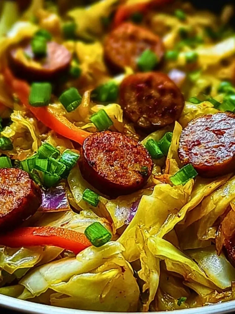 Sausage and Cabbage Stir Fry (1)