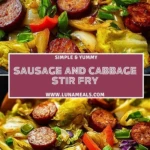 Sausage and Cabbage Stir Fry (2)