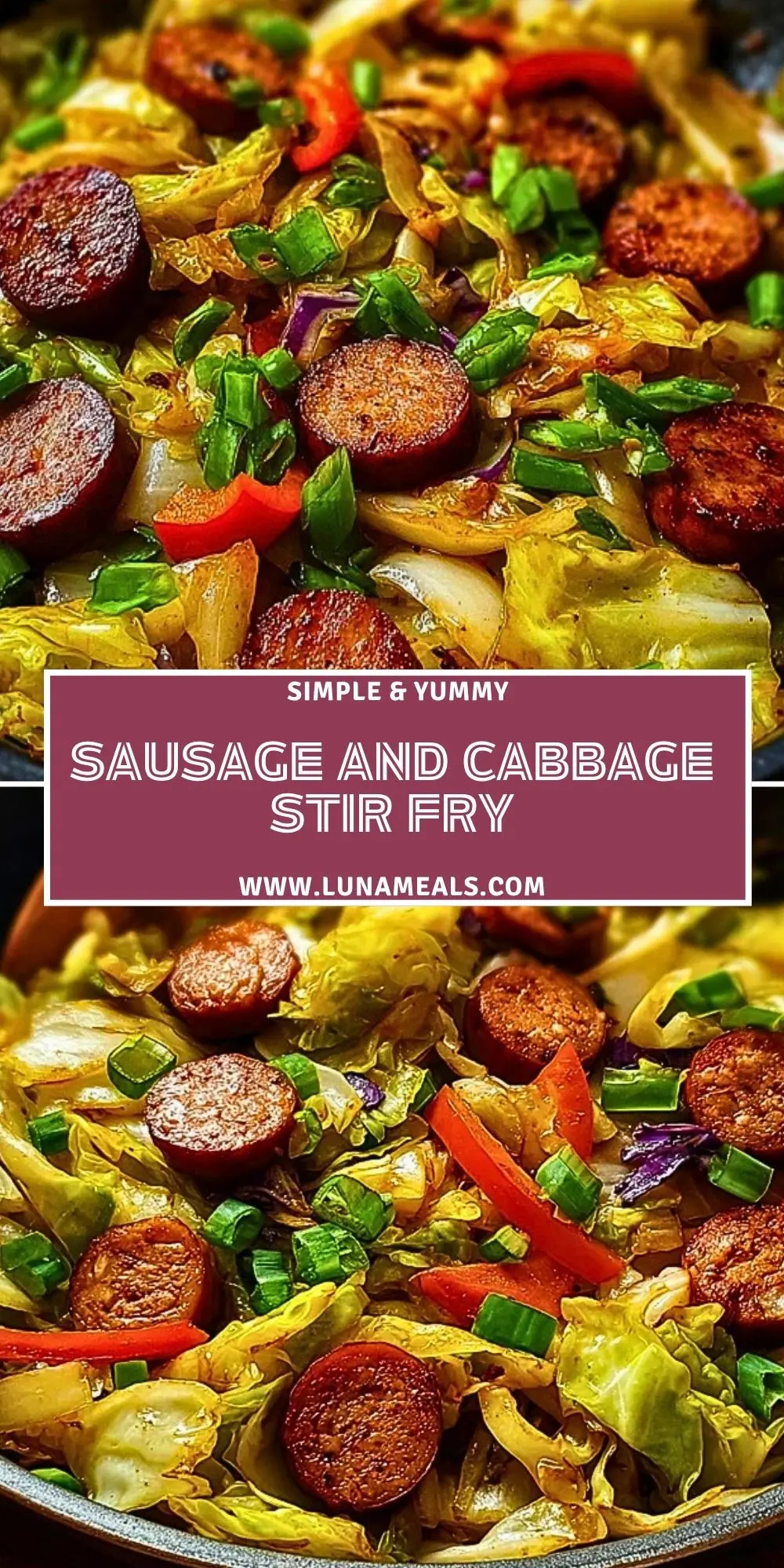 Sausage and Cabbage Stir Fry (2)
