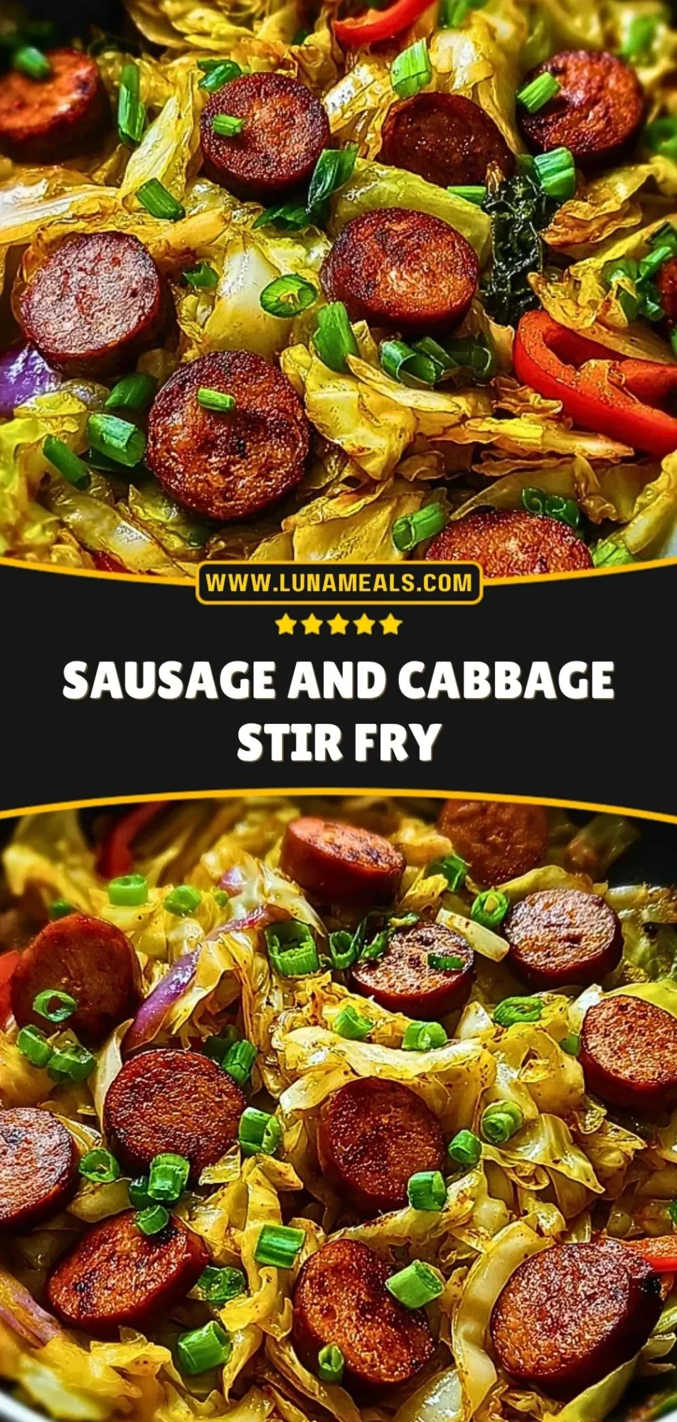 Sausage and Cabbage Stir Fry (3)