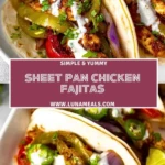 Sheet Pan Chicken Fajitas (2)