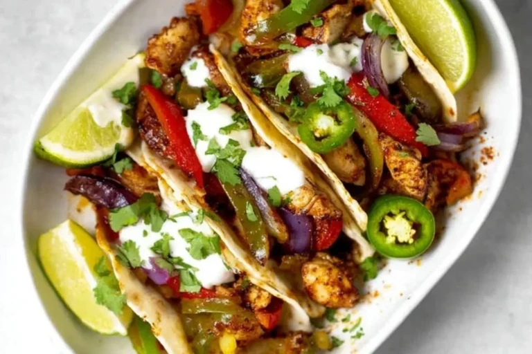 Sheet Pan Chicken Fajitas