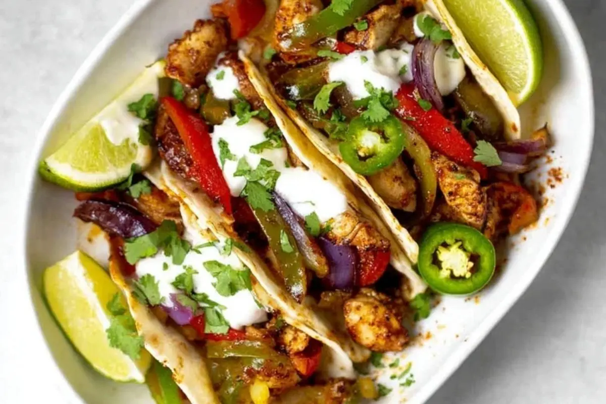 Sheet Pan Chicken Fajitas