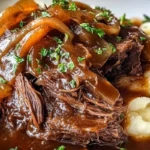 Slow Cooker Pot Roast with Onion Soup