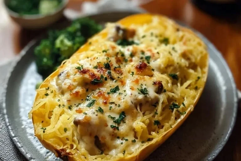 Spaghetti Squash Alfredo
