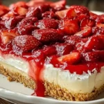 Strawberry Dump Cheesecake 1