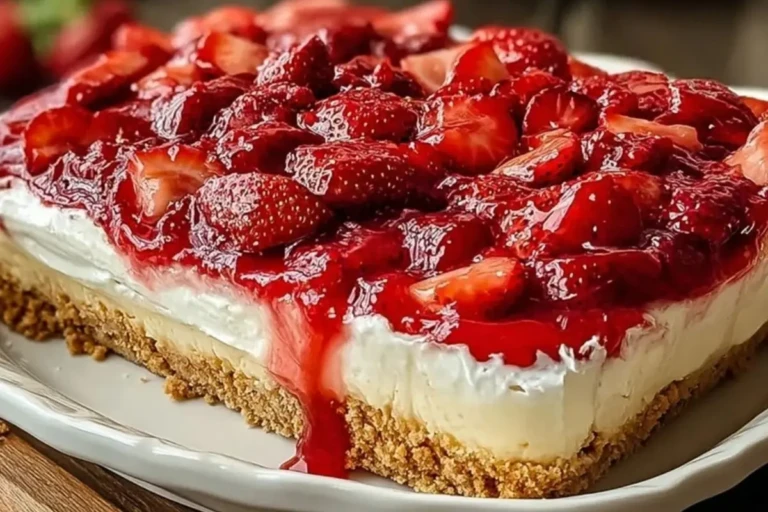 Strawberry Dump Cheesecake 1