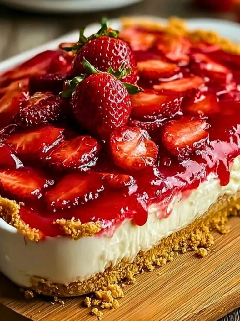 Strawberry Dump Cheesecake 2