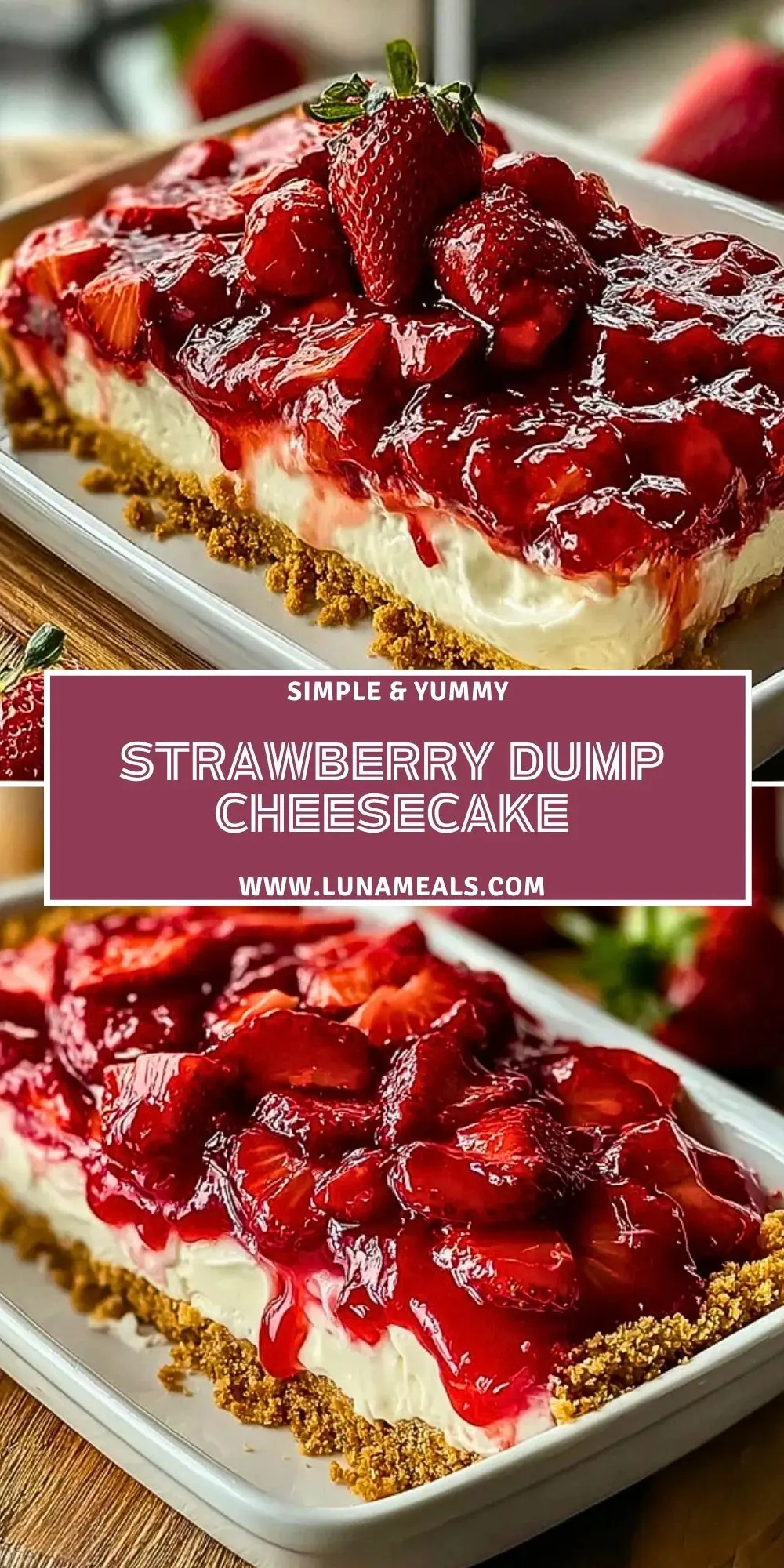 Strawberry Dump Cheesecake Pin 1