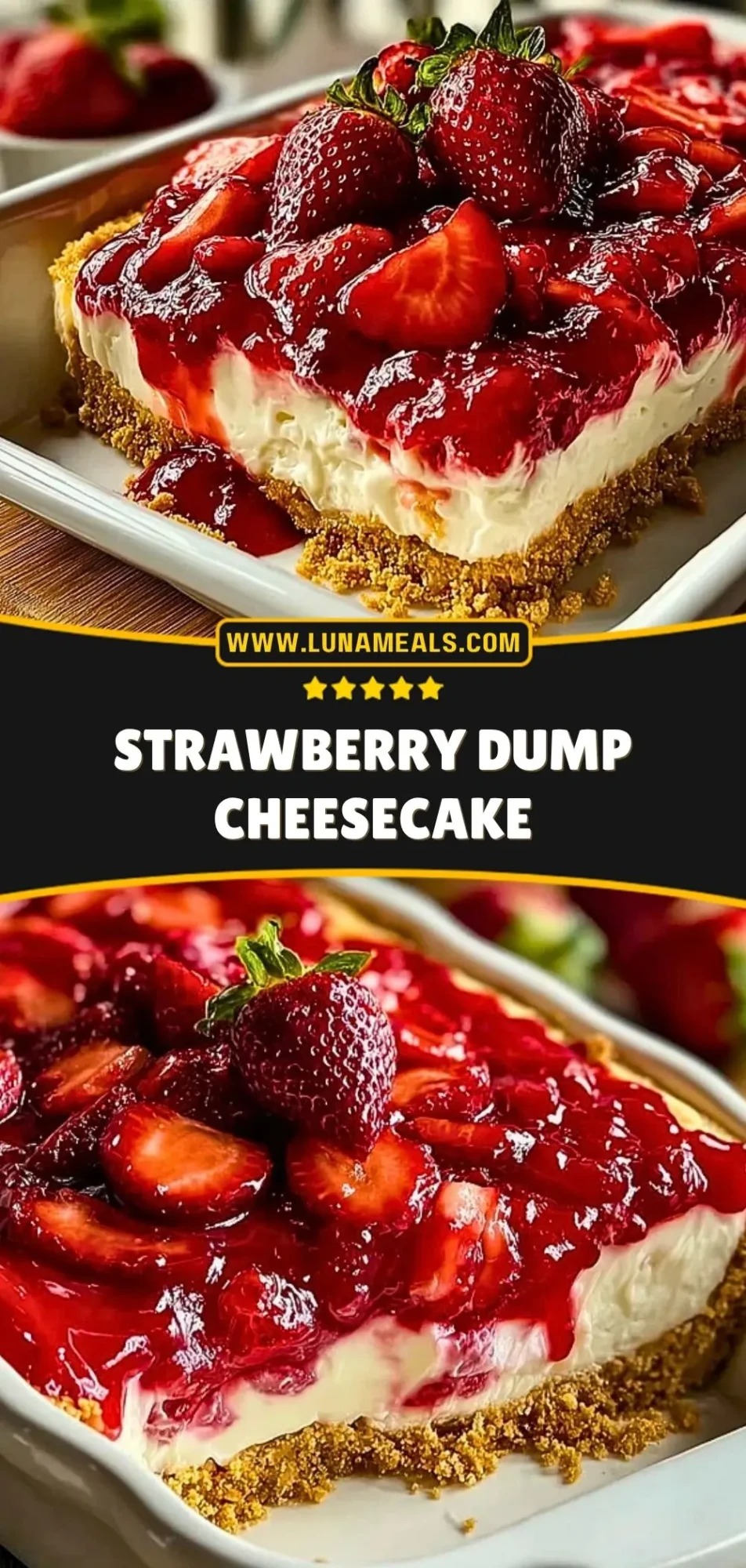 Strawberry Dump Cheesecake Pin 2