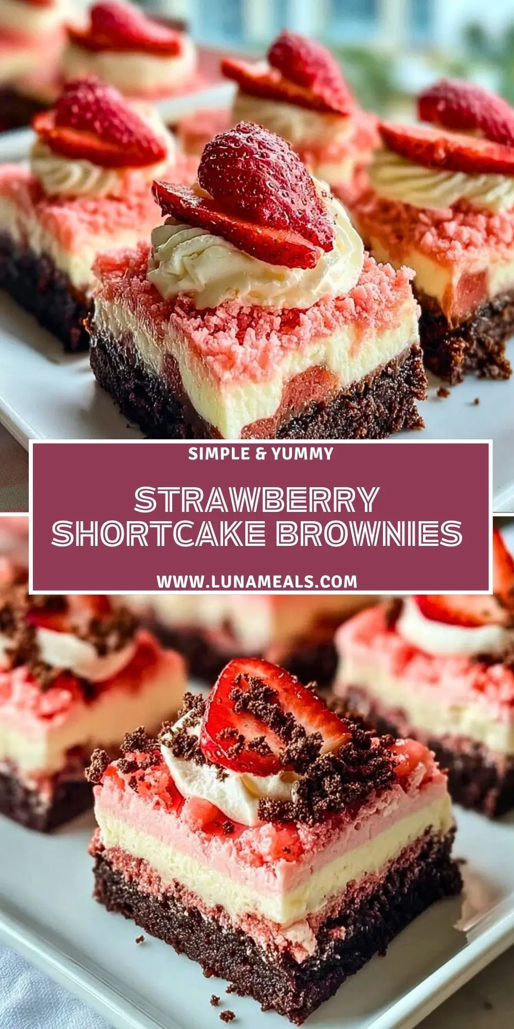 Strawberry Shortcake Brownies (2)
