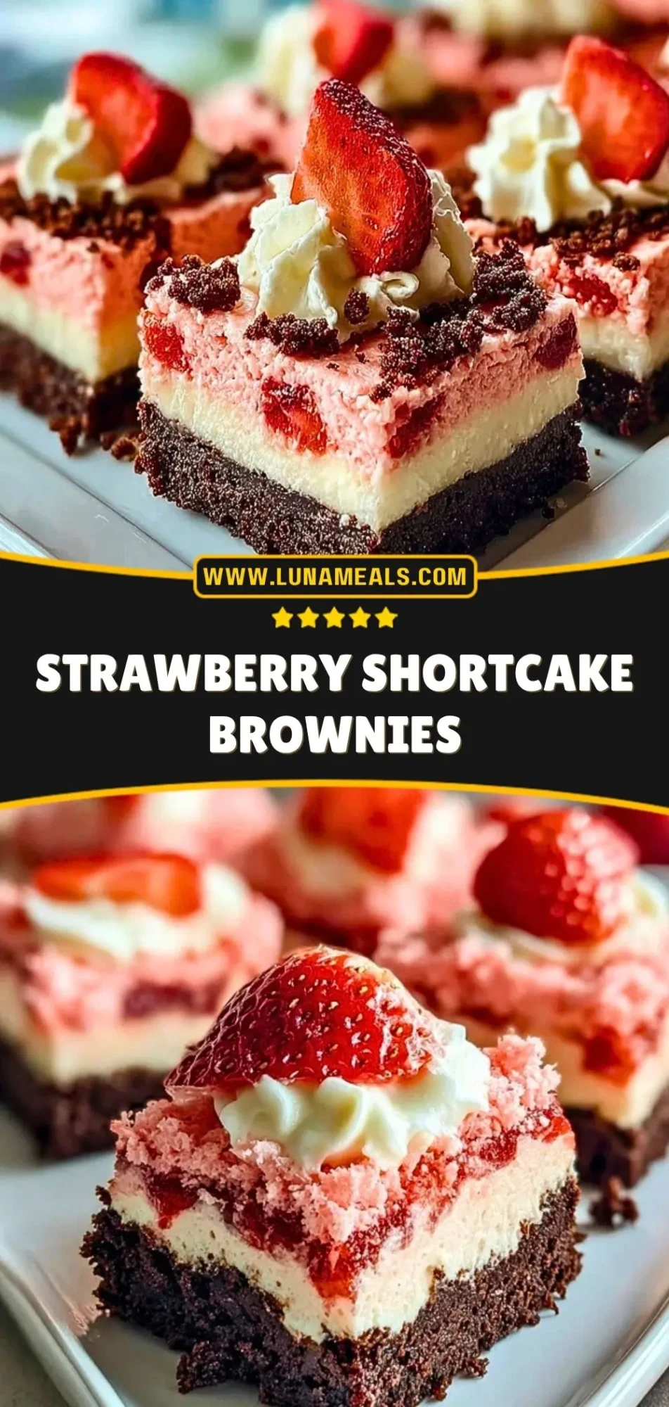 Strawberry Shortcake Brownies (3)