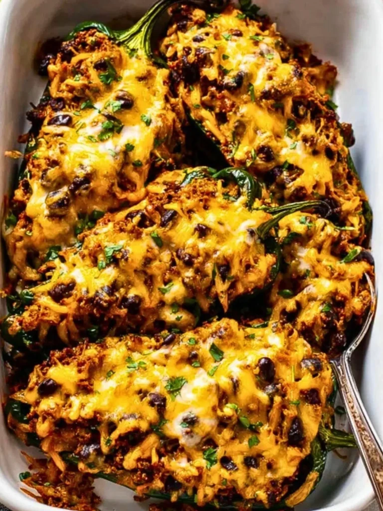 Stuffed Poblano Peppers 2