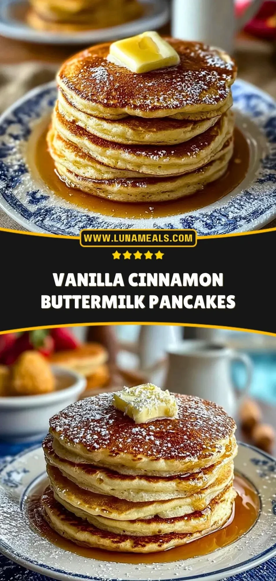 Vanilla Cinnamon Buttermilk Pancakes (3)
