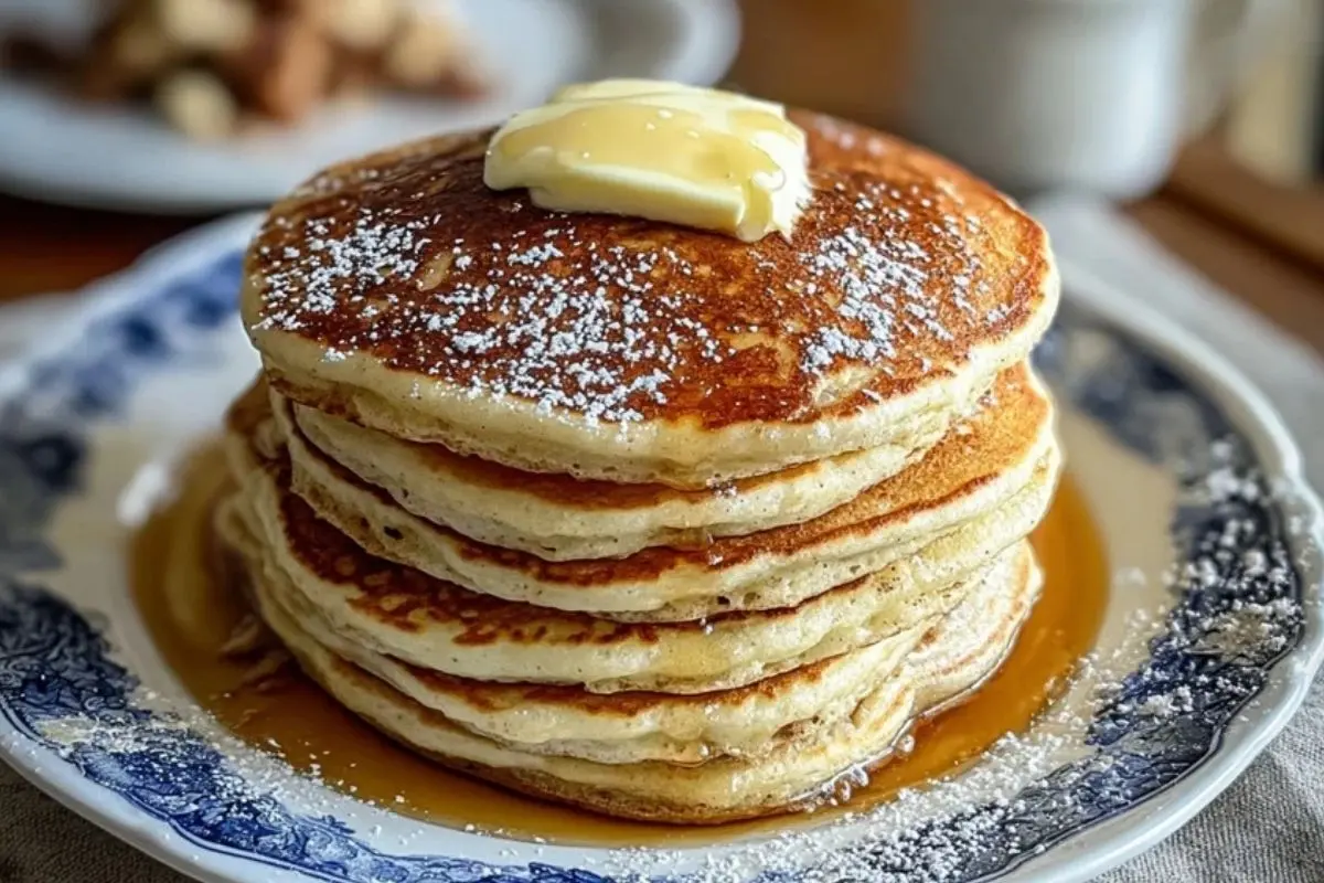 Vanilla Cinnamon Buttermilk Pancakes