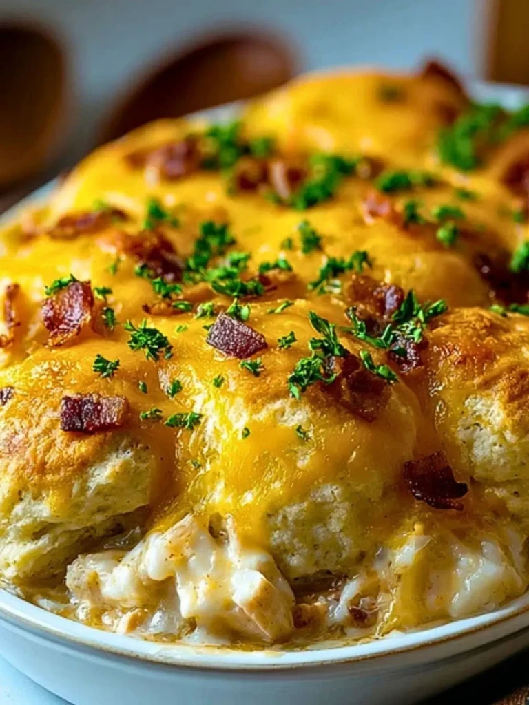 Chicken Bubble Biscuit Bake Casserole (1)