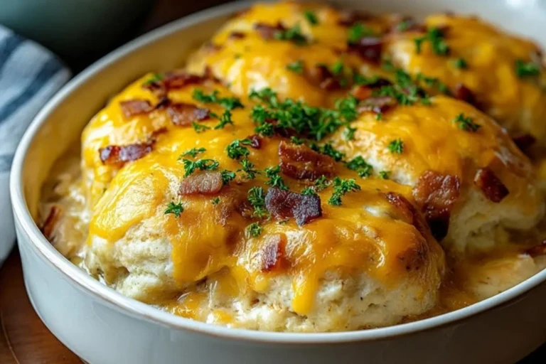 Chicken Bubble Biscuit Bake Casserole