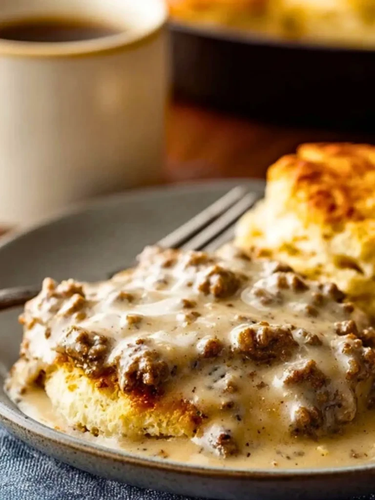 Sausage Gravy and Biscuits (1)