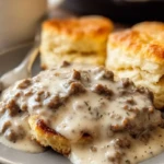 Sausage Gravy and Biscuits