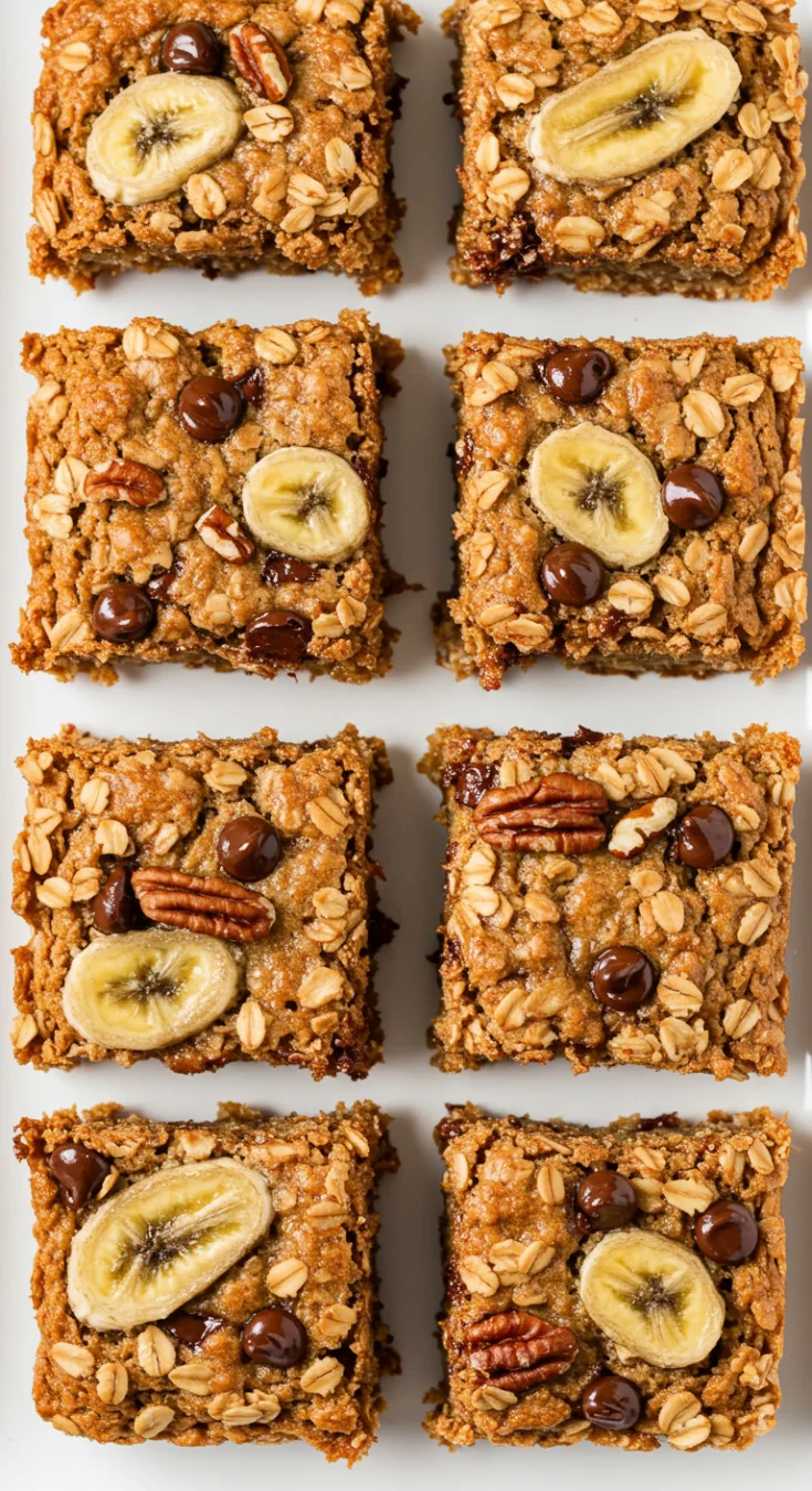 Banana Oat Breakfast Bars