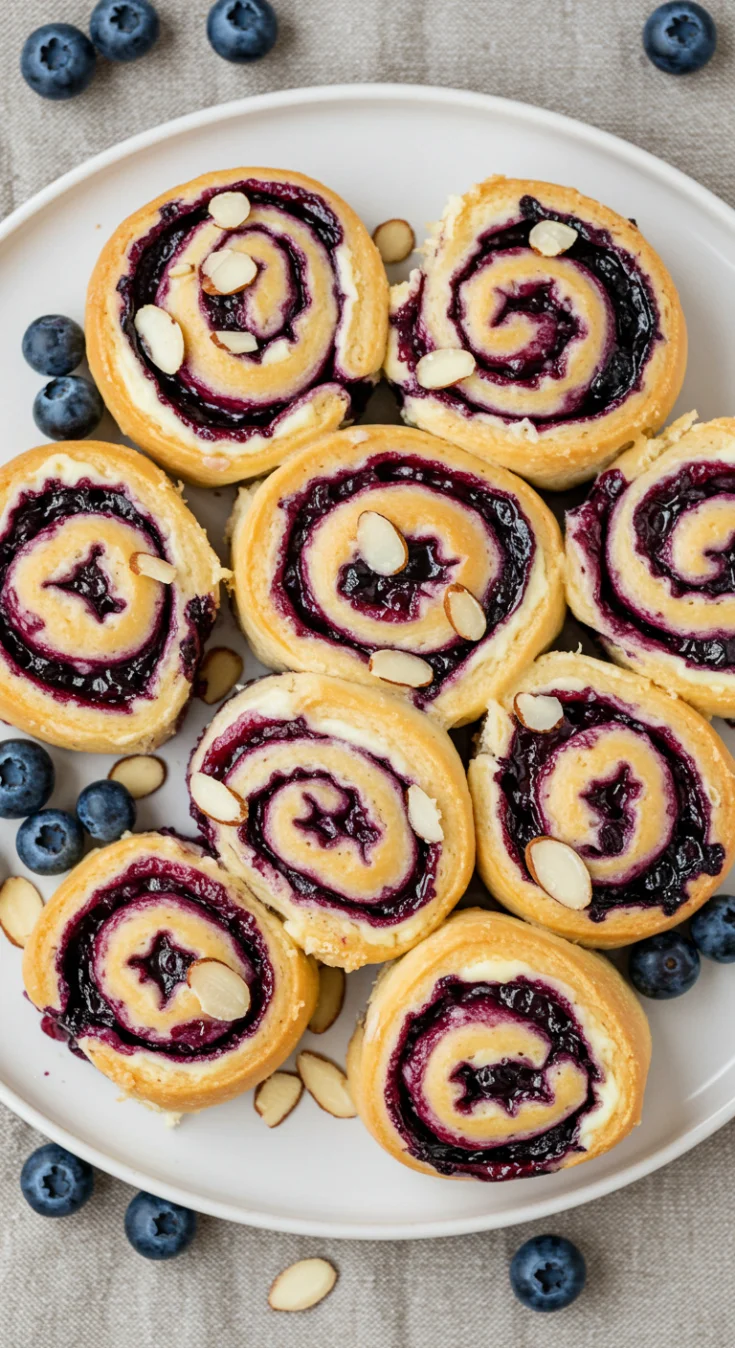 Blueberry Cheesecake Heaven Rolls