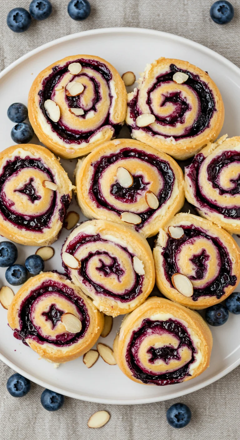 Blueberry Cheesecake Heaven Rolls