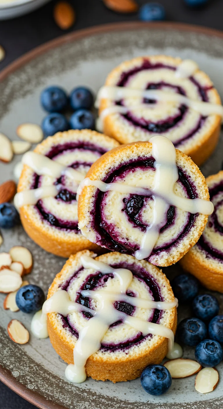 Blueberry Cheesecake Heaven Rolls